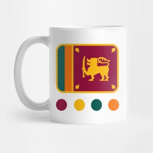 Justice Strength Peace Victory Sri Lanka Flag Colors Mug